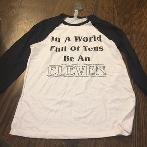 stranger things mercy baseball tee